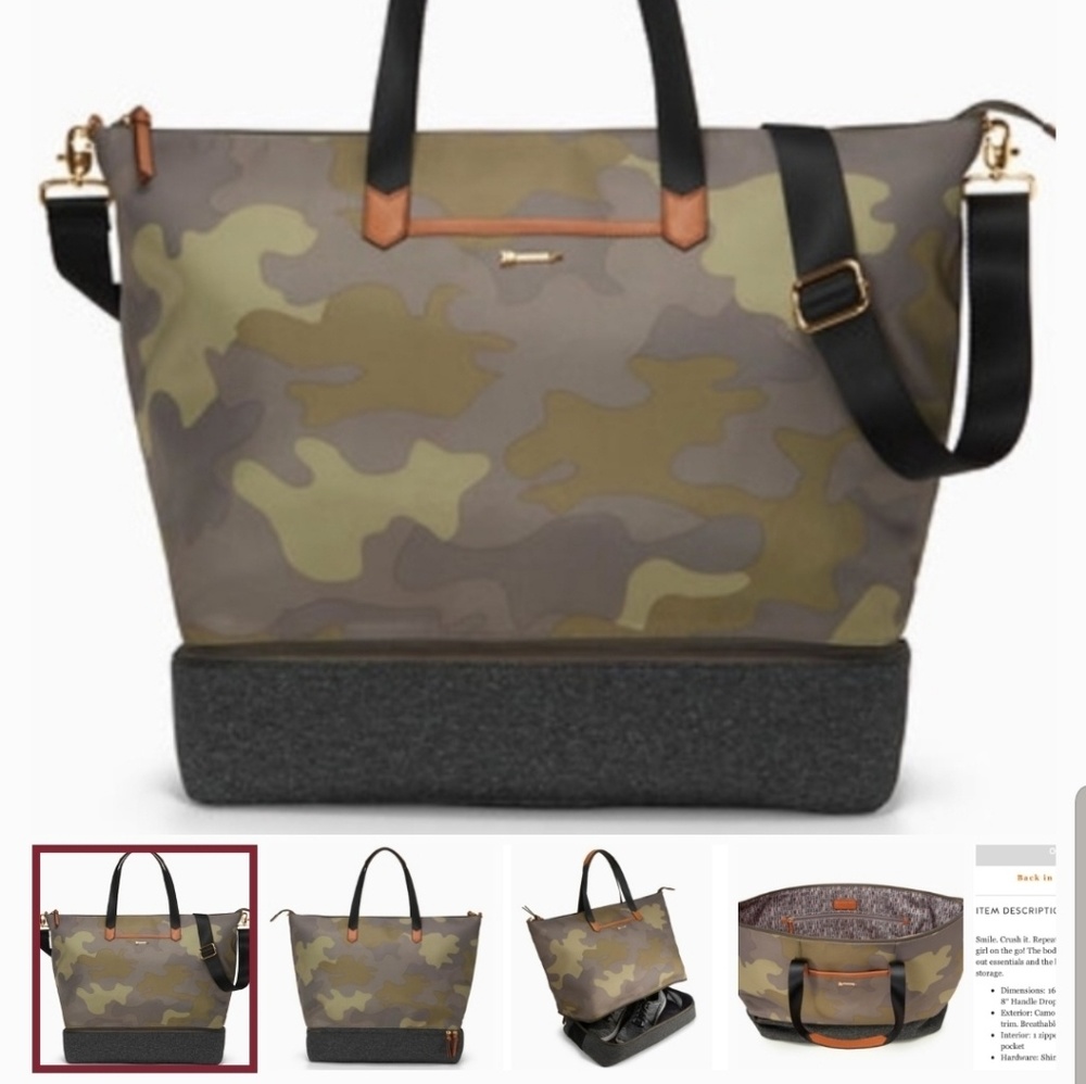 Stella and Dot Camo Crush it bag